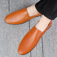 Zapatos Casuales Para Hombre Hechos a Mano Cuero Genuino Mocasines Comodidad Transpirables Para Exterior Talla Verdadera - details 13