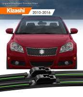 2pcs LimpiaParabrisas Anteojos Delanteros Para Suzuki Kizashi 2010-2016 Accesorios De Ventana Intelligent Boneless Wiper De Goma Natural - details 0