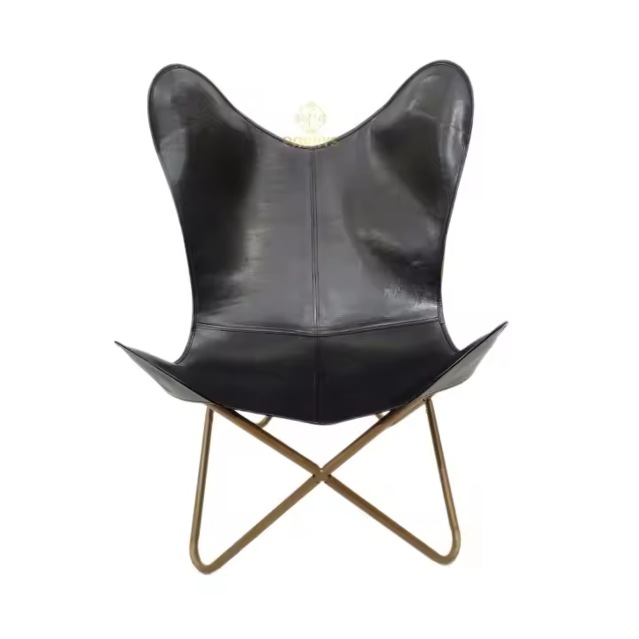 Silla relajante de cuero BKF con asiento Cómodo - 1