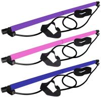 Barra De Fitness Ajustable Pilates Para Ejercicio En Casa Yoga Estiramiento Y Tonificación Con Cuerdas Elásticas Accesorio Deportivo Para Todas Las Edades - details 20