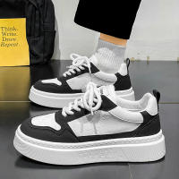 Zapatos Casuales Para Hombre De Cuero De Alta Calidad Comodidad Plataforma Antideslizante Zapatillas Deportivas Con Suela Gruesa Para Correr - details 15