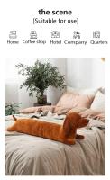 Cojín De Peluche De Perro Dachshund Suave Y Duradero Para Abrazar Decoración De Sofa Regalo Para Niños Forma Larga Tamaño 47in - details 4