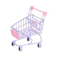 Carrito De Compras Miniatura Para Juguete Casa De Muñecas Almacenamiento De Muebles Y Accesorios Para Oficina Y Hogar Material Metálico Decoración De Escritorio Regalo Para Niñas - details 7
