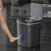 Basurero Inteligente Sensor Automático 16L Para Cocina Y Baño Impermeable Con Tapa Bin De Residuos Domésticos Eléctrico - details 3