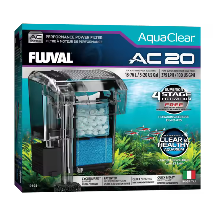 Fluval Mochila Aquaclear - Sistema de Refiltración Acuarios - 1
