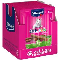 Vitakraft Cat Stick Pollo con Hierba Gatera 3x6gr, Sin Azúcares Añadidos, Ideal para Premiar a tu Mascota - details 1