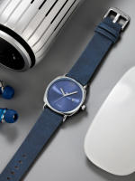 Reloj De Pulsera TOMI Para Hombres Minimalista Y De Moda Deportiva Con Calendario Y Material De Cuero Casual De Cuarzo - details 16