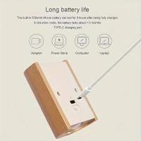 Luz Nocturna De Sensor De Movimiento LED Recargable Con Batería Para Madera Perfecta Para Pasillo Attic Closet Iluminación De Interiores Moderna USB - details 4