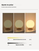 Lámpara De Noche LED RGB Cambiante USB Recargable Para Mesa Luz De Dormitorio Oficina Sala De Estar Iluminación Doméstica - details 3