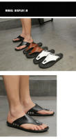 Sandalias De Verano Para Hombre MAEDEF Zapatos De Playa Antideslizantes Flip Flops De Alta Calidad Casual Mocasines De PU EVA - details 3