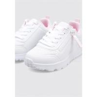 Skechers UNO LITE - EASY ZIP Deportivas Planas Niña Blanco - details 1