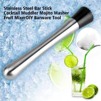 Mullidor De Cocktails De Acero Inoxidable 20cm Herramienta De Barra Para Moler Frutas Y Hierbas Para Mojitos Y Bebidas DIY - details 7