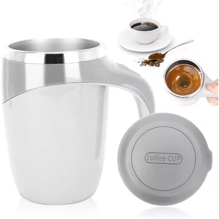 Taza auto agitadora, Taza Mágica, Taza para Leche, Taza para Café, Taza inteligente para café. - 1