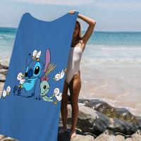 Toalla De Playa Absorbente Y Suave De Microfibra Con Diseño De Stitch Para Yoga Natación Running Montañismo Y Deportes Tamaño 76x182 Cm - details 8