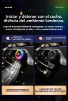 Lámpara Ambiental LED RGB Controlada Por Música Luz De Acompañamiento Para Coche Adaptable Para Fiestas Y Vehículos - details 4