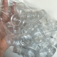 50pcs Botellas De Crema Mini Para Cosméticos Transparentes De 2.5g Jars De Nail Art Contenedores Pequeños Para Balms - details 12