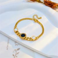 Pulsera De Acero Inoxidable 316L Con Numeros Romanos Redondos Para Mujer Y Niñas Pulsera De Cadena De Enlace Moda Regalo Para Fiesta - details 8