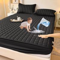 Protector De Sábanas Impermeable Con Cama Durable Antialérgico No Esmerilado Tamaño Ajustable 150/160x200 Anti-Polvo Y Anti-Rasguños - details 1