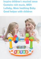 Teclado De Piano Musical Para Bebés Juguete Educativo De Música Con Luz Y Sonido Rotatorio Para Niños Juguetes Musicales Para Bebés De 1 a 6 Años - details 5