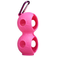 Portabolas De Golf Con Funda Protectora De Silicona Suave Accesorio Deportivo Para Dos Bolas Resistente Caídas Y Daños - details 1