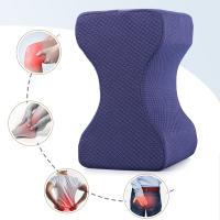 Almohada De Soporte Para Piernas Y Rodillas Ortopédica De Espuma De Memoria Con Rebound Lento Para Mujeres Embarazadas Almohada Para Dormir De Lado En Plis Plas Y Sólido - details 3