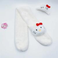 Bufanda De Peluche Para Niñas Hello Kitty Kawaii Cinnamoroll Kuromi My Melody Accesorio De Cosplay De Anime Suave Y Gruesa Regalo Para Niños - details 4