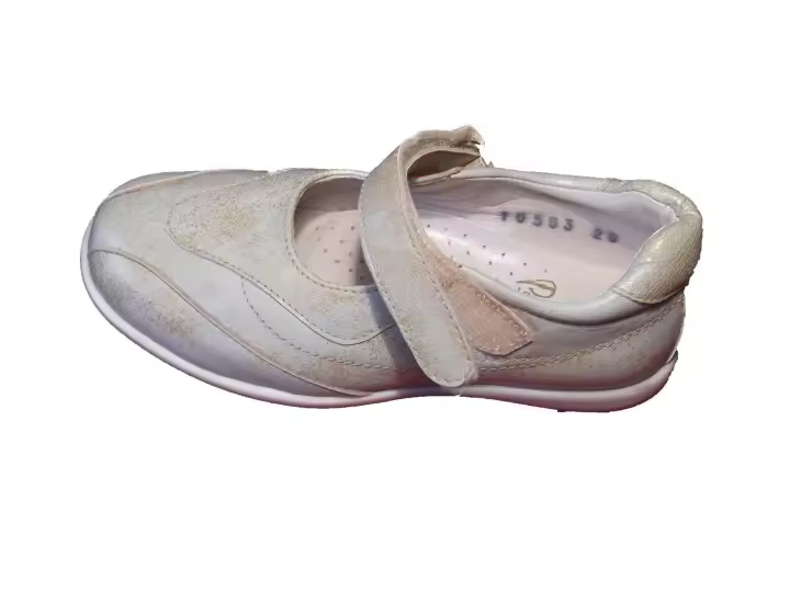 Zapato de Vestir de Niña  Cierre Fácil Suela Goma color Combinado Oro Baby Pardo - 1