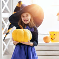 Cojín De Tofú De Algodón Suave Y Suave En Forma De Calabaza 3D Para Decoración De Halloween Cojín Para Sofá Y Dormitorio Estilo Otoño - details 4