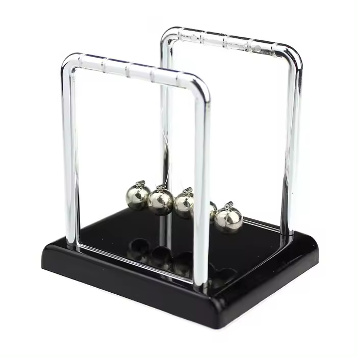 Nueva Juguete De Ciencia Y Física Accesorio De Escritorio Juguete De Newton Bola De Equilibrio De Acero Popular Regalos Para Amigos - 1