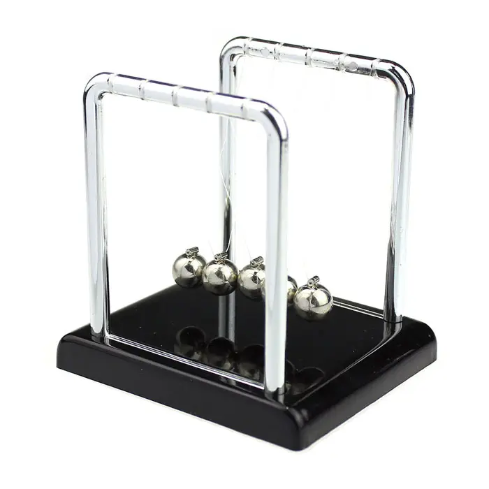 Nueva Juguete De Ciencia Y Física Accesorio De Escritorio Juguete De Newton Bola De Equilibrio De Acero Popular Regalos Para Amigos - 1