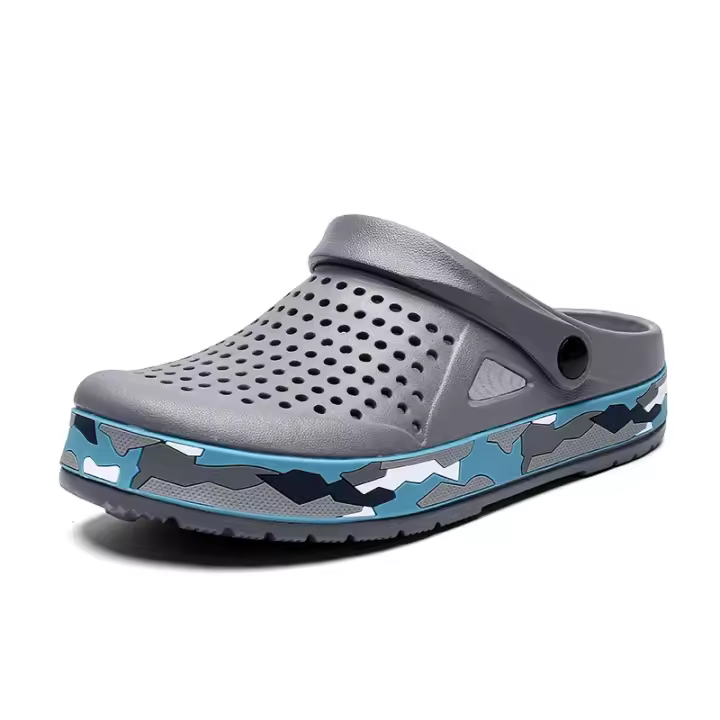 Zapatillas De Hombre Para Verano Clogs Sandalias Plataforma Planas Zapatos De Agua Para Jardín Y Hogar Comodidad Al Aire Libre - 1