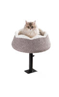 Cama Elevada para Gatos con Soporte Ajustable y Anclaje a Mesa – Cuna Suspendida Ultra Suave con Forro Cálido, Altura Regulable, Ahorra Espacio, Ideal para Gatos que Aman Dormir en Alto y Vigilarlo Todo - details 0