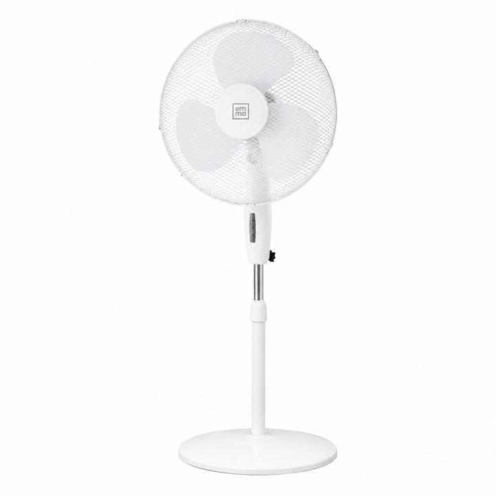 Ventilador de pie silencioso con 3 aspas, potencia de 45 W y diseño moderno para uso diario en espacios interiores… — oferta en Miravia