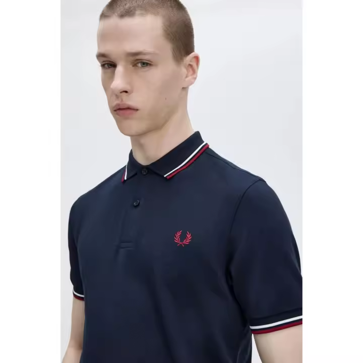 Fred Perry Polo M3600 Hombre Azul T55 - 1