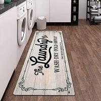 Alfombra De Piso De Veludo Cristal Clásica Absorbedora De Agua Antideslizante Para Cocinas Y Lavanderías Tamaño Rectangular - details 2