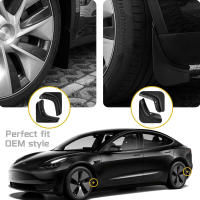 Protector De Barro Para Tesla Model Y Y 3 Guardabarros De Invierno Protección De Sedimento Para Vehículo Y Ruedas - details 3