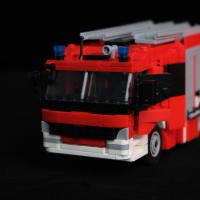 Juego De Construcción De Camión De Bomberos MOC City 1019 Piezas Torre De Rescate Lámpara Blocos De Brinquedos Para Niños Regalo Para Niño - details 14