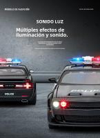 Modelo De Coche Deportivo De Aleación Challenger Redeye Hellcat 1:22 Con Sonido Y Luz Coche De Colección Con Pantalla Y Sonido Para Juguete Y Decoración - details 3