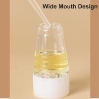 Cabeza peine de La Bola PARA EL cincento del Cabello, Cuchillo aplicador de cuero para el tratamiento del Cabello esencial (Blanco) - details 2