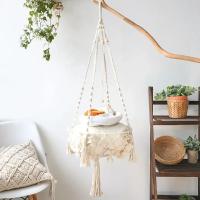 Nueva Hamaca Para Mascotas Gato Silla Colgante Tejida a Mano Con Alambre De Algodón Cesta Colgante Para Gatos Y Gatitos Juguete De Malla Para Interiores Suministros Para Mascotas - details 4