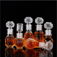 Botella De Licor Mini 50ml Para Whisky Con Tapa De Tornillo Jarra De Perfume Y Miel Hecha a Mano Regalo Para Bodas Y Fiestas - details 1