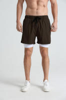 Nuevos Shorts De Verano Para Hombre Doble Capa Gimnasio Deportivo Secado Rápido Entrenamiento 2 En 1 Multibolsillos Pantalones De Correr - details 41