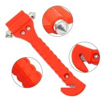 Martillo De Supervivencia Y Seguridad Para Camping Y Coche Corte De Cinturón De Seguridad Herramienta De Emergencia Para Romper Vidrio Rojo - details 4