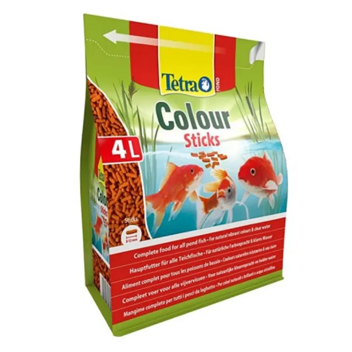 TETRA POND COLOR STICKS, Alimento para Peces de Estanque, 4 L - 1