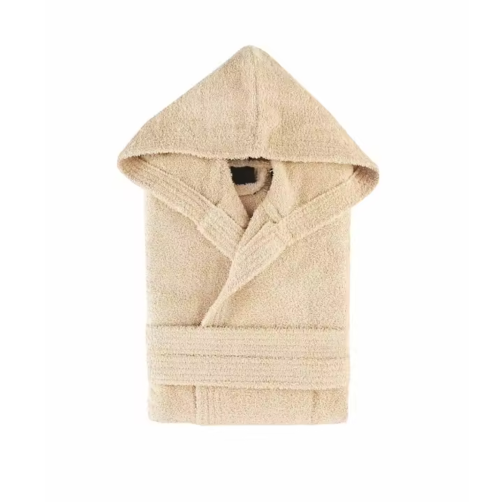 Novotextil Albornoz de Baño con Capucha de Algodón Cardado Premium Ultra Suave Absorbente Ideal Después de la Ducha Material de Alta Calidad Proporciona Confort Calidez Diseño Funcional Elegante Resistente al Desgaste Perfecto Uso Diario - 1