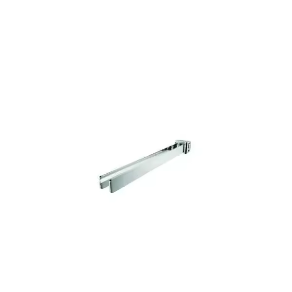 Unisan Slim toallero barra de diseño doble de 32 cm acabado cromado elegante y funcional - 1