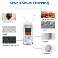 Filtro purificador de agua, para grifo, con 7 capas, sistema de filtración ,elimina las impuridades , purificador del agua de salida dual ,montaje grifo - details 3