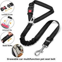 Correa De Perro Multiusos Con Hebilla De Seguridad Para Coche Correa De Caminar Para Perros Grandes Y Pequeños Material De Poliéster Origen Zhejiang China - details 0