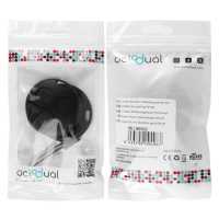 Ociodual Carcasa de llave inteligente mando a distancia con 3 botones para coches Smart Negra - details 5