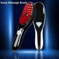 Cepillo eléctrico de masaje de cuero cabelludo, masajeador de cuero cabelludo, peinado de masaje de cabello con goma blanda - details 3
